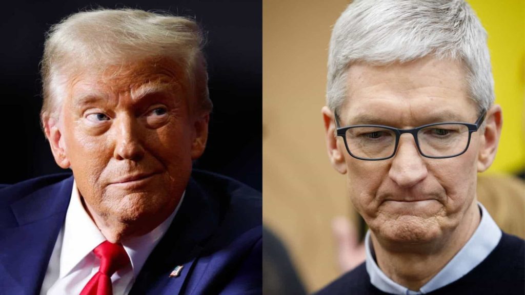 Apple na mira: Trump aumenta pressão sobre Tim Cook e
