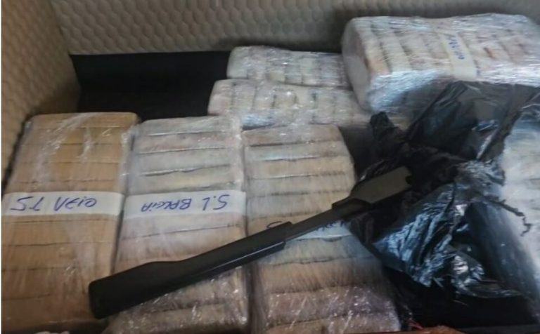 Caminhão com 240 tabletes de cocaína é interceptado na BR-135
