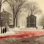 Desastre climático histórico tingiu de vermelho a neve nos EUA