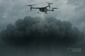 Drones espalham “poção mágica” nas nuvens e enchem 30 piscinas