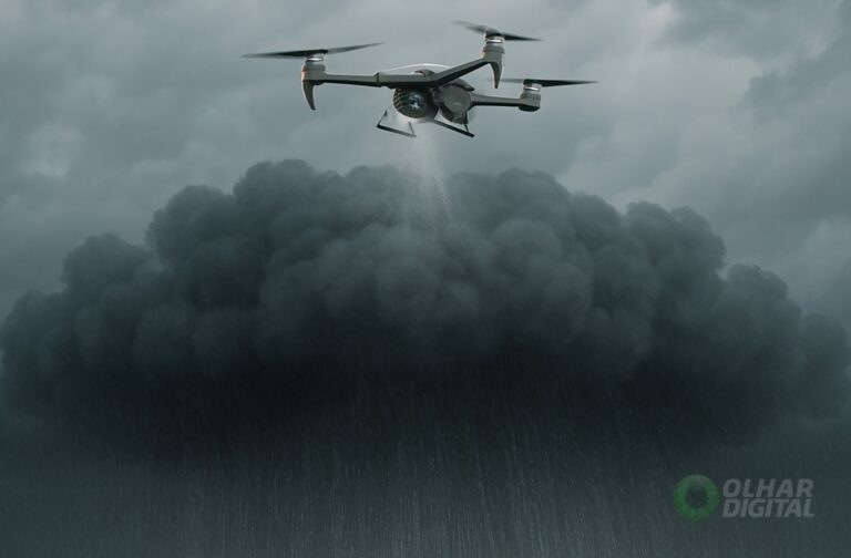 Drones espalham “poção mágica” nas nuvens e enchem 30 piscinas