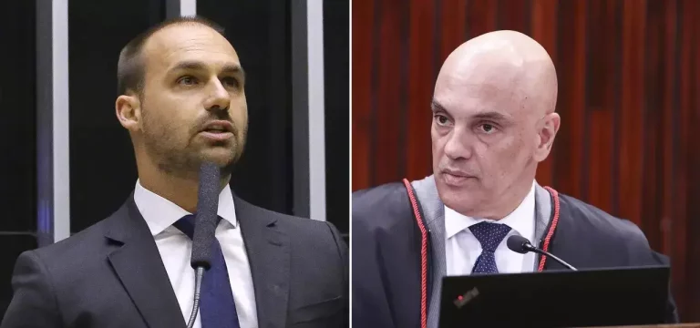 Eduardo Bolsonaro diz que só volta ao Brasil com Moraes