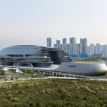 Em formato de nave espacial, museu celebra tecnologia na China