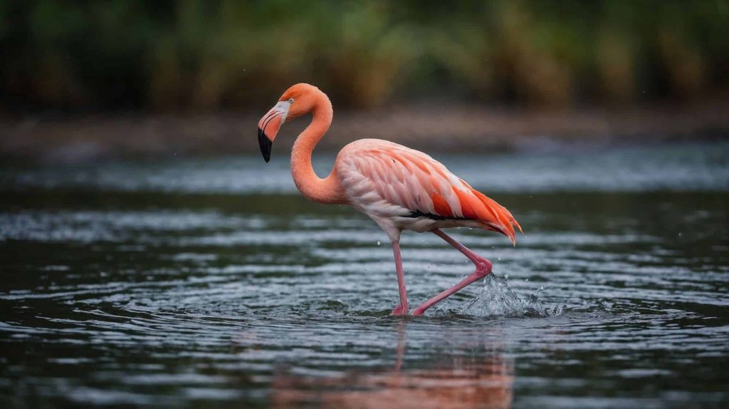 Estratégia de caça curiosa dos flamingos é descoberta