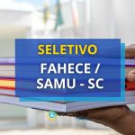 FAHECE publica processo seletivo para Criciúma