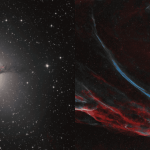 Galáxia peculiar e remanescente de supernova nas Imagens Astronômicas da