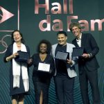 Guga, Daiane e Edinanci são eternizados no Hall da Fama