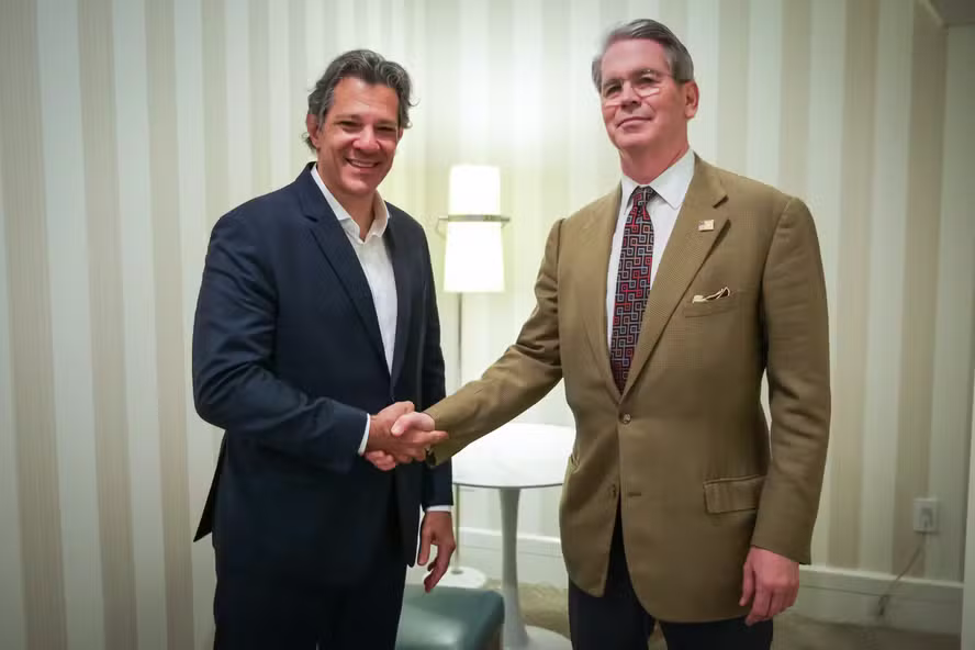 Haddad se reúne com secretário do Tesouro dos EUA em