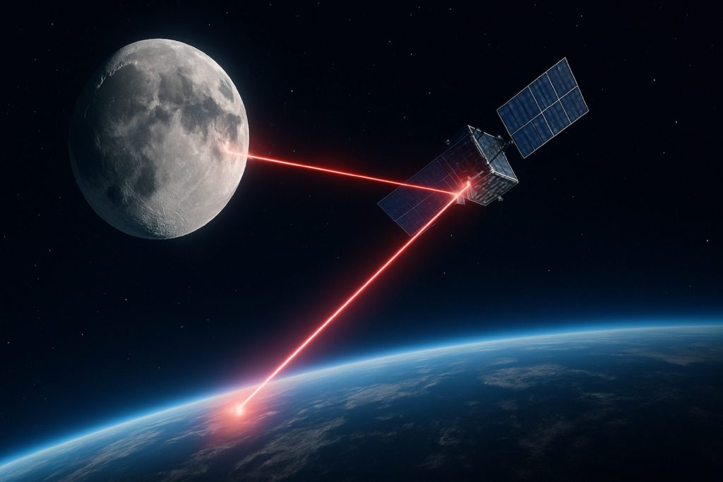 Histórico! China realiza primeira medição a laser diurna na Lua