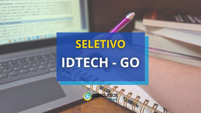 IDTECH – GO divulga mais um seletivo com vaga na