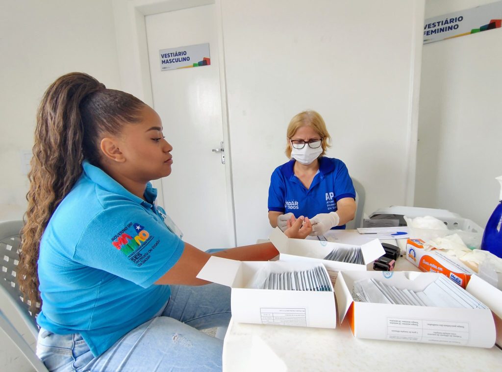 Iniciativa da SES mobiliza comunidade na unidade Sorrir Ponta do