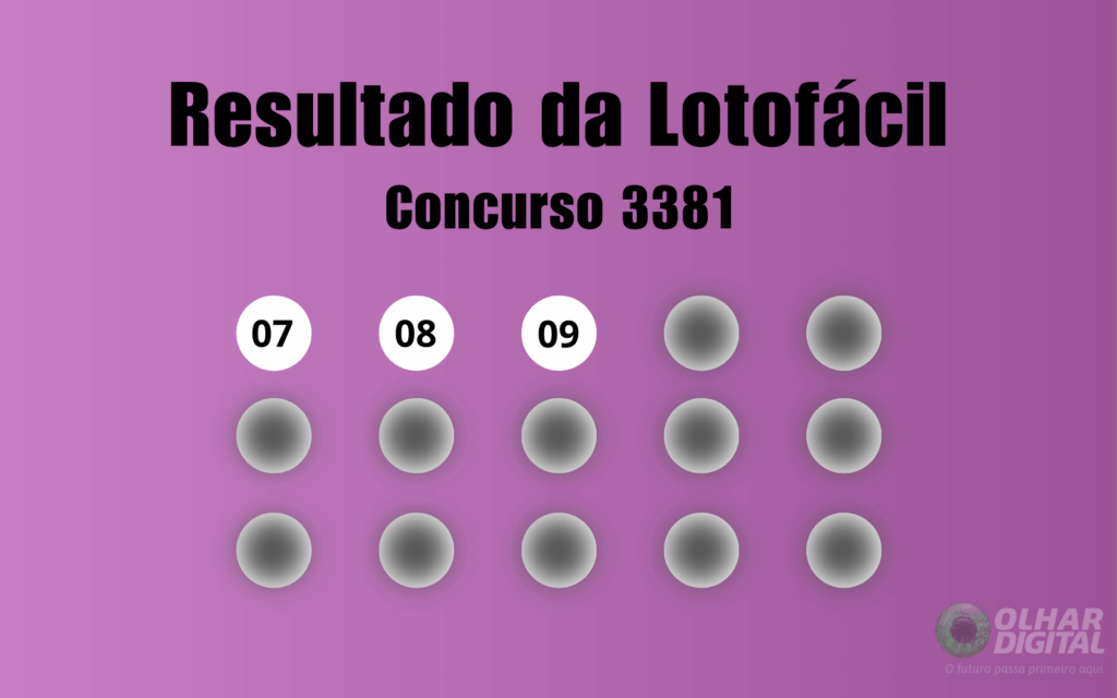 Lotofácil 3381: veja resultado de hoje, sexta-feira (2)
