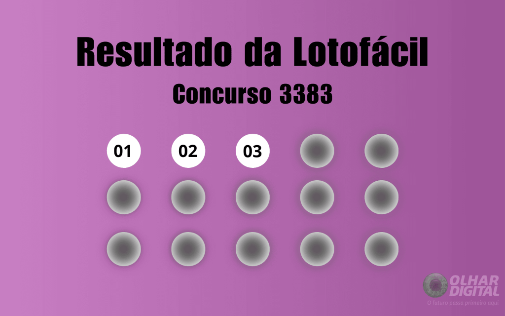 Lotofácil 3383: veja resultado de hoje, segunda-feira (5)
