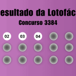 Lotofácil 3384: veja resultado de hoje, terça-feira (6)