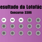 Lotofácil 3386: veja resultado de hoje, quinta-feira (8)