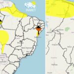 MA têm alerta amarelo para 39 municípios nesta segunda (05)