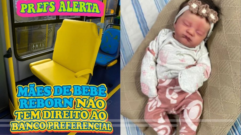 “Mãe de bebê reborn não tem preferência“, diz aviso sobre