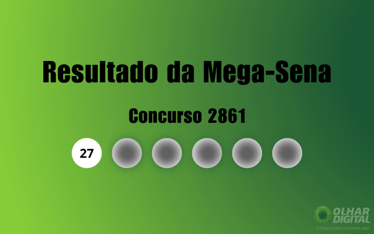 Mega-Sena 2861: veja resultado de hoje, sábado (10)