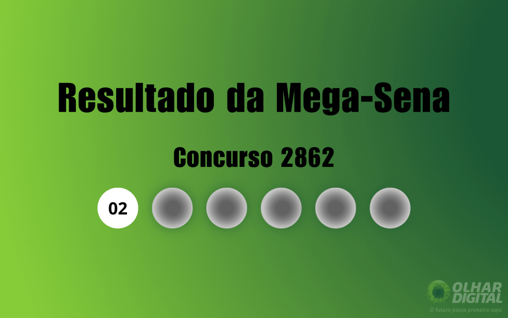 Mega-Sena 2862: veja resultado de hoje, terça-feira (13)