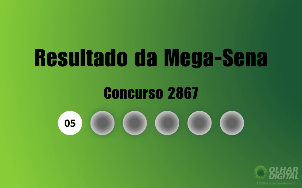 Mega-Sena 2867: veja resultado de hoje, sábado (24)