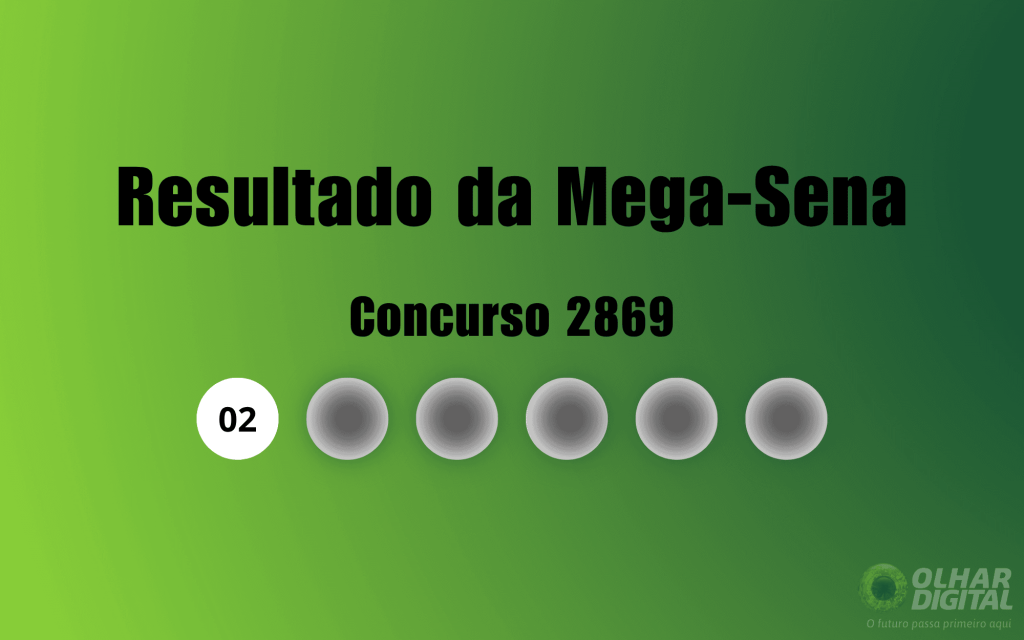 Mega-Sena 2869: veja resultado de hoje, quinta-feira (29)