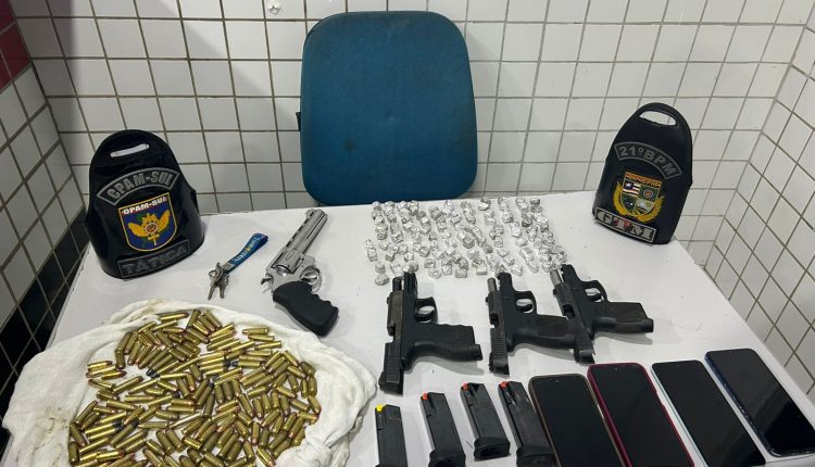 Mega operação policial resulta na prisão e apreensão de cinco