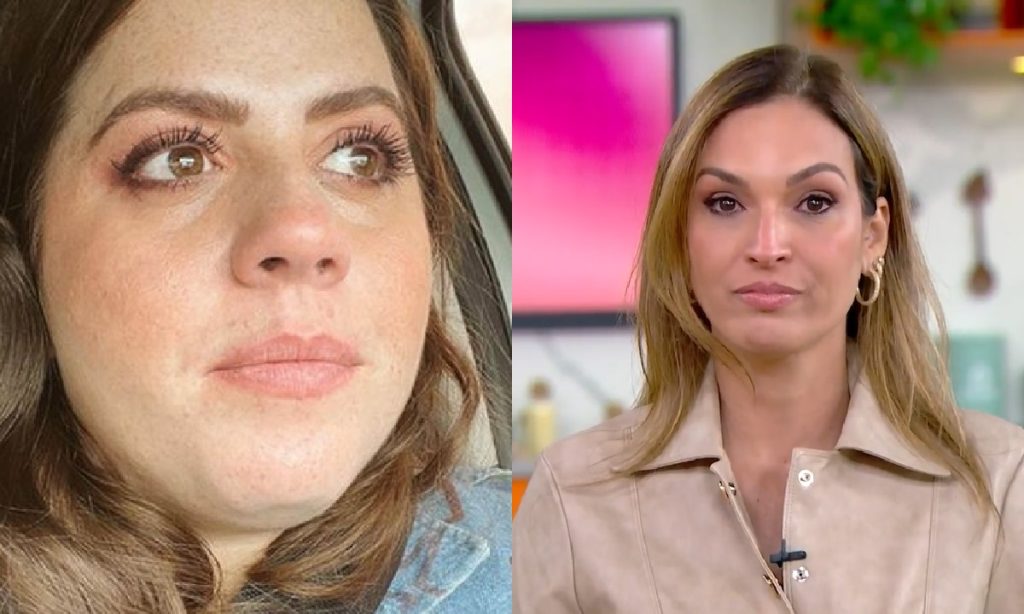 Na Globo, Talitha Morete chora ao mandar recado a Tati