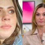 Na Globo, Talitha Morete chora ao mandar recado a Tati
