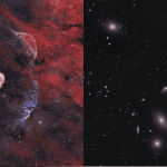 Ovo do dragão e cadeia de Markarian nas Imagens Astronômicas