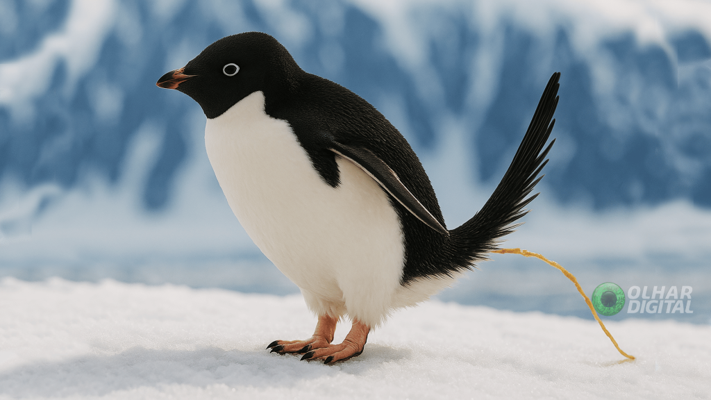 Pinguins podem ajudar a combater o aquecimento da Antártida com…