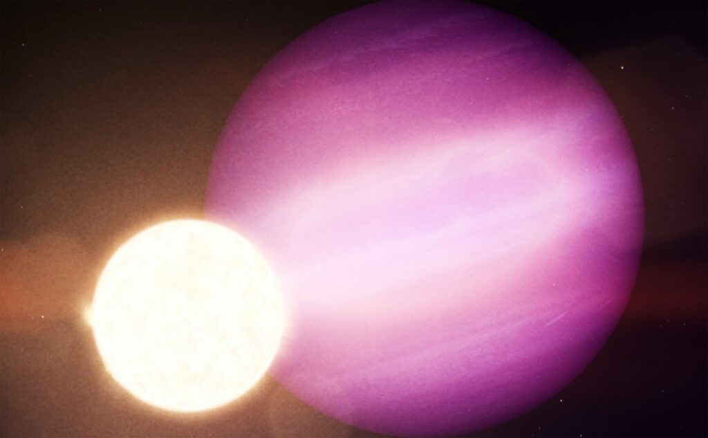 Planeta gigante orbitando estrela morta é o mais frio já