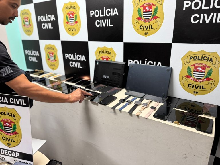Polícia prende um dos maiores receptadores de celulares do centro