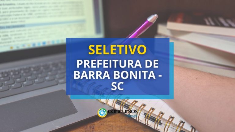 Prefeitura de Barra Bonita – SC abre novas vagas; até
