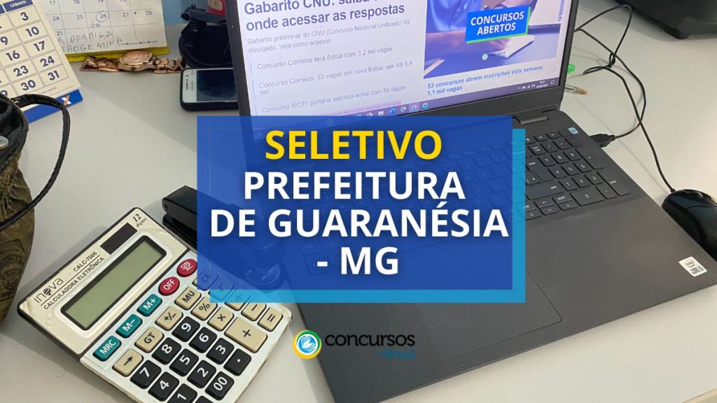 Prefeitura de Guaranésia – MG abre seletivo; até R$ 4,9