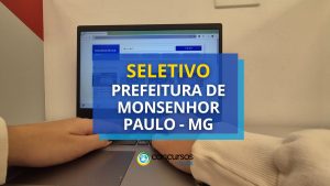Prefeitura de Monsenhor Paulo - MG: vagas para Agentes Comunitários