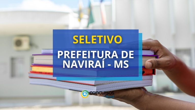 Prefeitura de Naviraí - MS abre mais um edital de