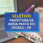 Prefeitura de Nova Prata do Iguaçu – PR abre vagas