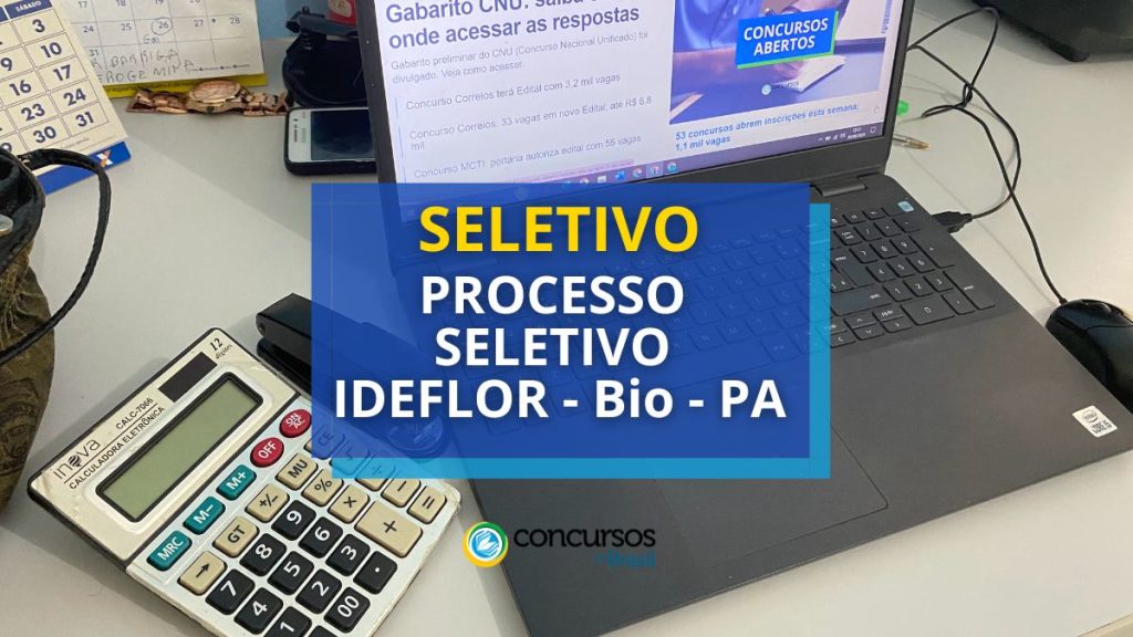 Processo seletivo IDEFLOR-Bio PA