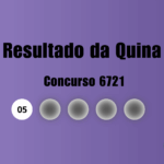 Quina 6721: veja resultado de hoje, segunda-feira (5)