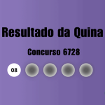 Quina 6728: veja resultado de hoje, terça-feira (13)