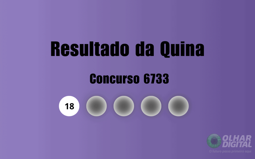 Quina 6733: veja resultado de hoje, segunda-feira (19)