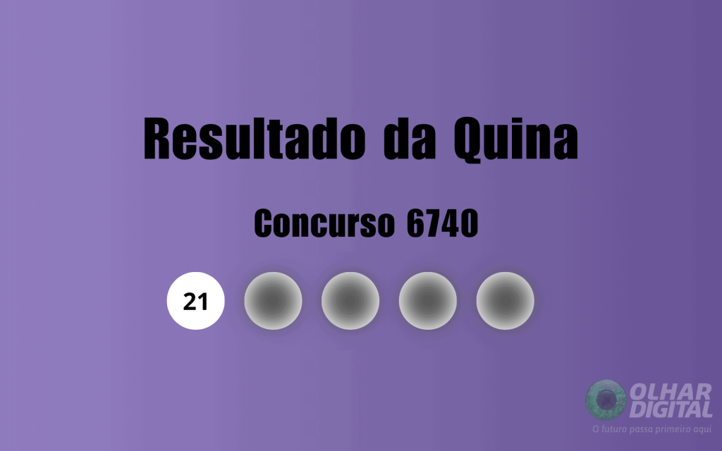 Quina 6740: veja resultado de hoje, terça-feira (27)