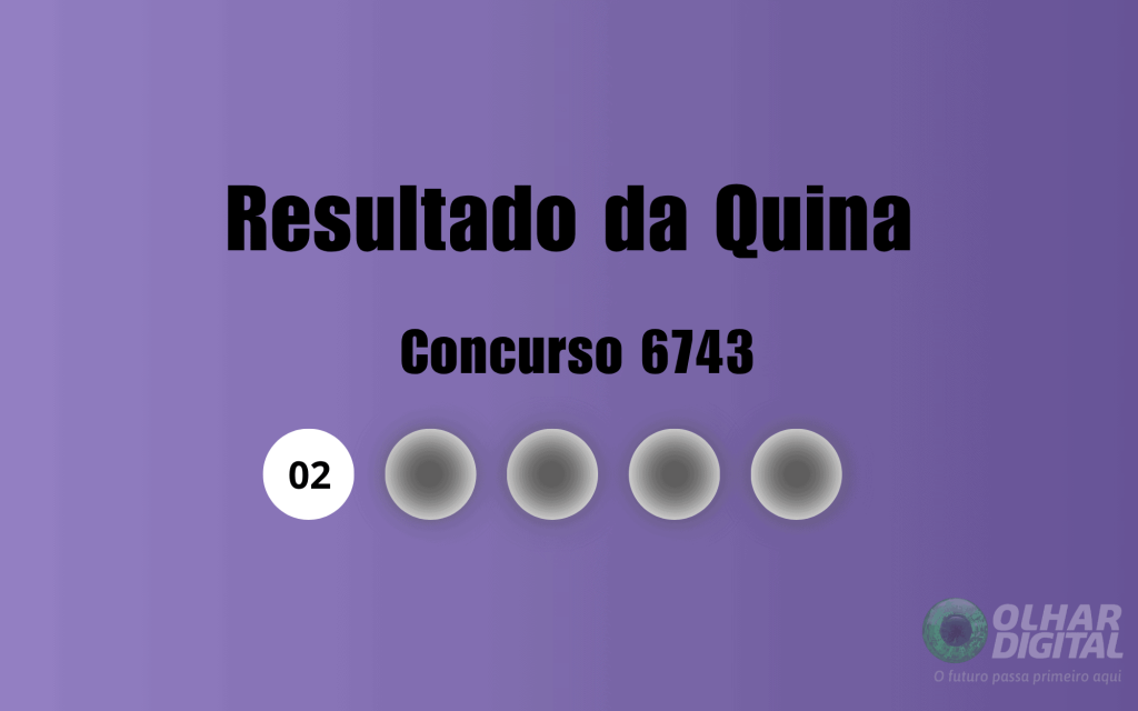Quina 6743: veja resultado de hoje, sexta-feira (30)