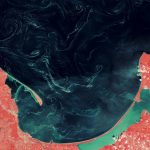 Satélite flagra formação enigmática girando no Mar Báltico
