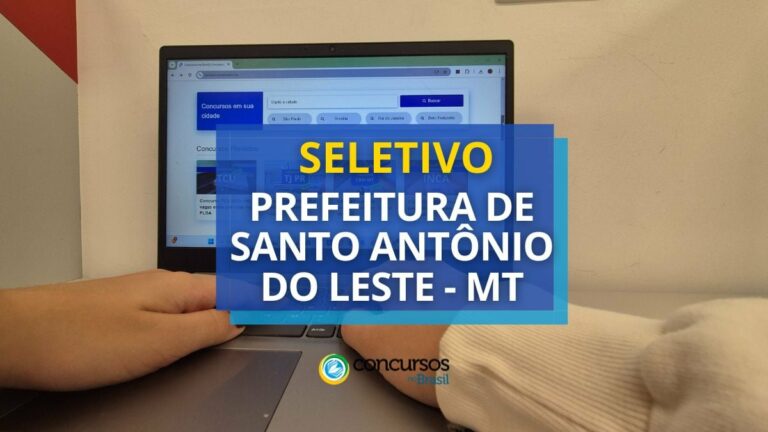 Seletivo Prefeitura de Santo Antônio do Leste