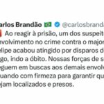 Suspeito de envolvimento na morte de major da PM é