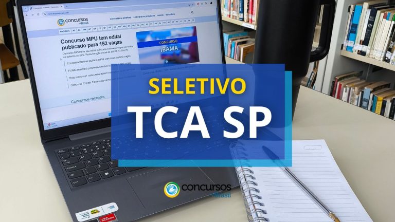 TCA SP abre processo seletivo com 11 vagas para fundamental