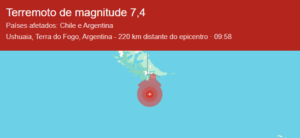 Terremoto no Chile: após tremor, país emite alerta de tsunami