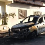 Viatura da Polícia Civil é destruída por incêndio em Itapecuru-Mirim