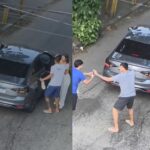 Vídeo: Casal tem carro e pertences roubados por dupla armada
